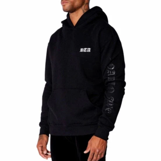 RTA Old English Road To Awe Hoodie (Black) MU23K622 - Image 2