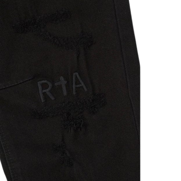 Rta Olivier Skinny Jean (Black Scratched) MUDWD889-B1838BKSCR - Image 4