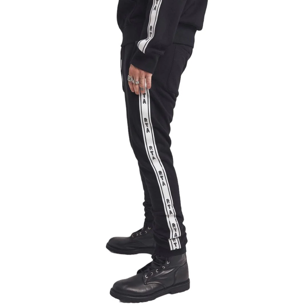 Rta Owen Sweatpants (Black Collegiate Stripe) MU24K628-B1283BKCGT - Image 4