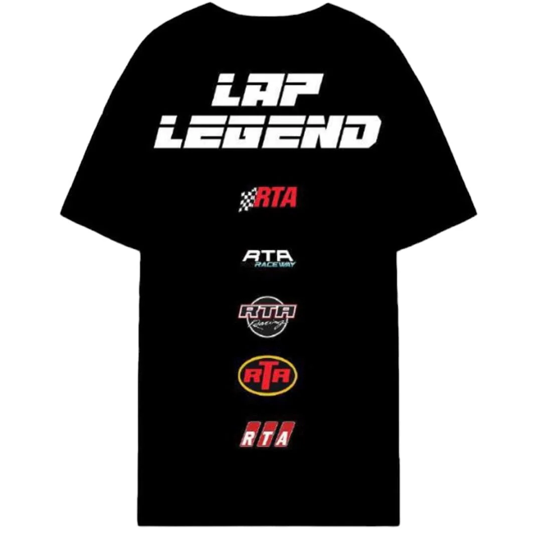RTA Santos Moto Logo Tee (Black Lap Legend) MF23K621 - Image 2