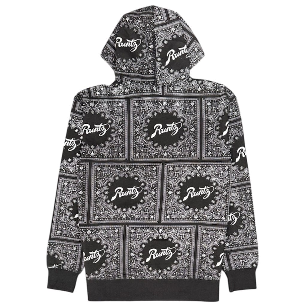 Runtz Paisley Hoodie (Black) 321-33685 - Image 2