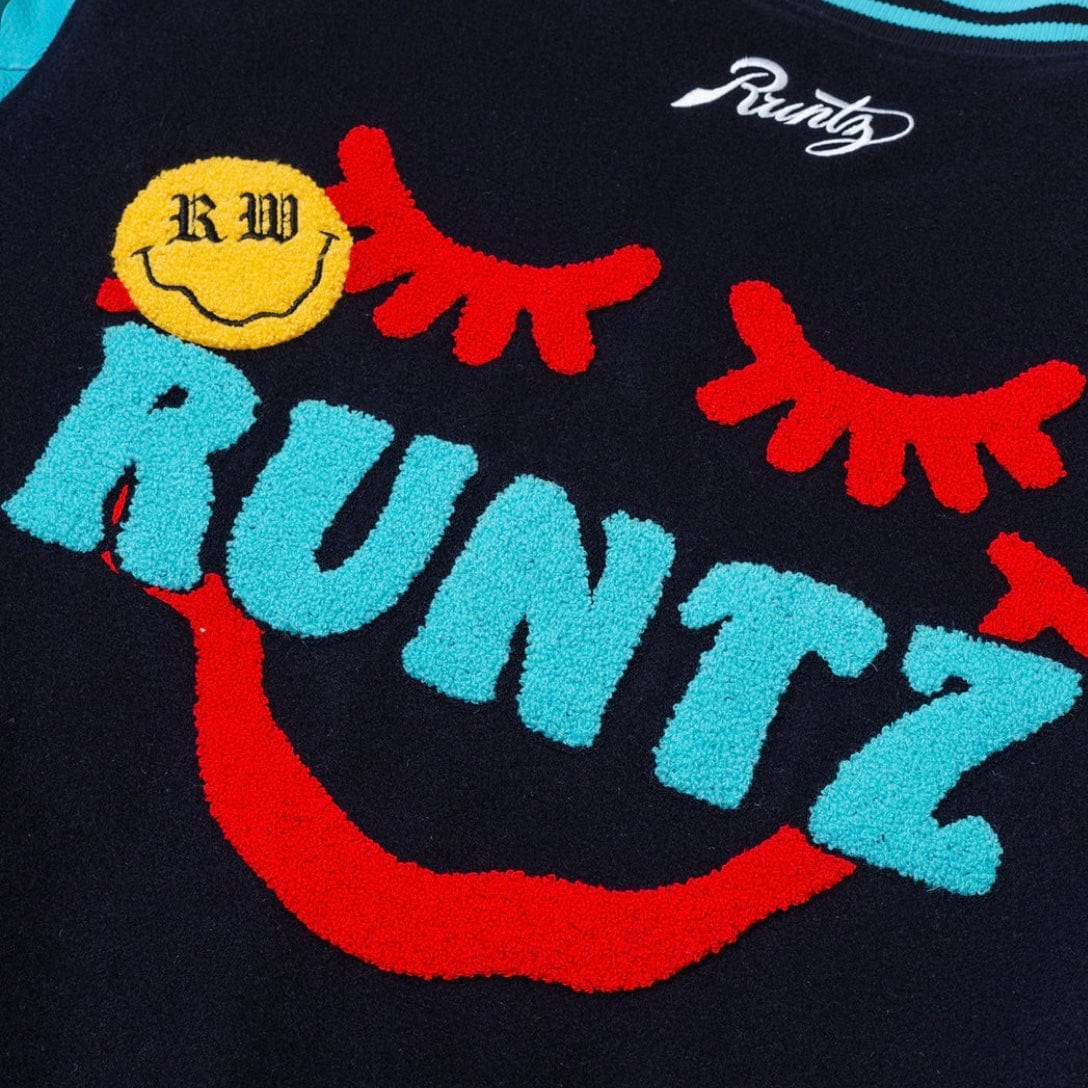 Runtz Winkz Varsity Jacket (Navy) 421-37416 - Image 3