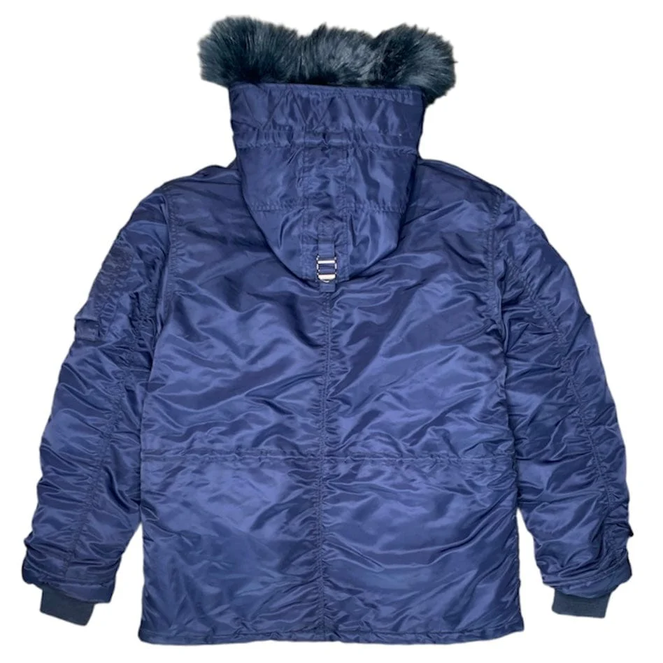 Schott Type G-1 Bomber Jacket (Navy) - 9830 - Image 2