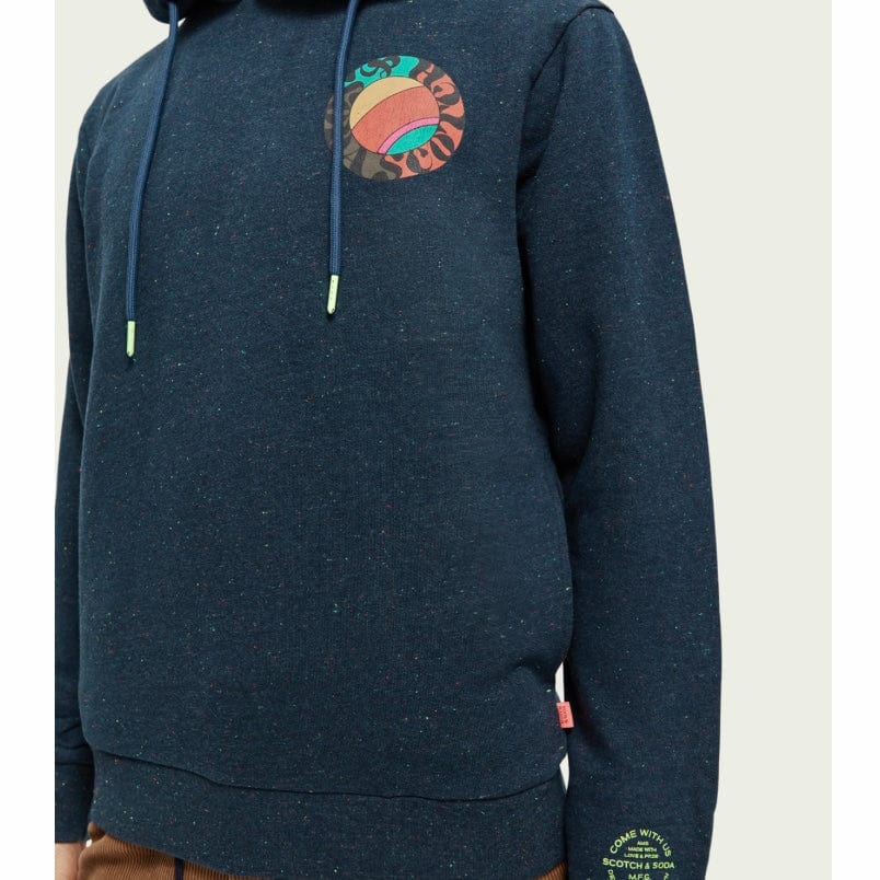 Scotch & Soda Artwork Felpa Hoodie (Steel) 171275 - Image 2