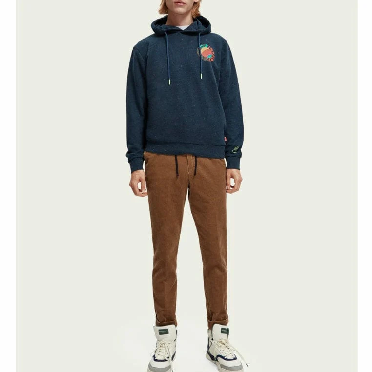 Scotch & Soda Artwork Felpa Hoodie (Steel) 171275 - Image 3
