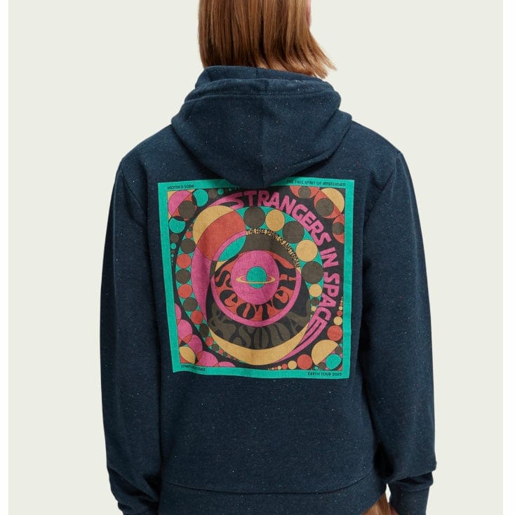 Scotch & Soda Artwork Felpa Hoodie (Steel) 171275 - Image 4