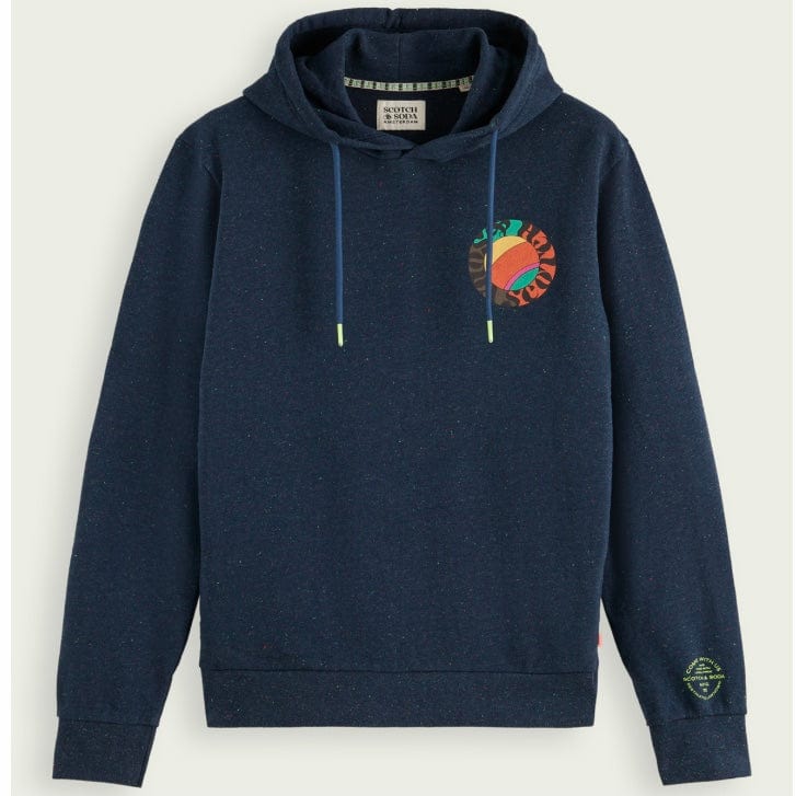 Scotch & Soda Artwork Felpa Hoodie (Steel) 171275 - Image 6