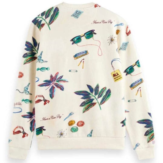 Scotch & Soda Big Aop Sweatshirt (Festival Trinket) 172998 - Image 2
