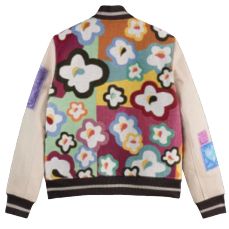 Scotch & Soda Burton Morris Jacket (Flower/Hearts Aop) 180398 - Image 2