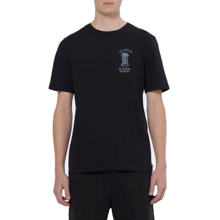 Scotch & Soda Column Artwork Tee (Black) 179943 - Image 3