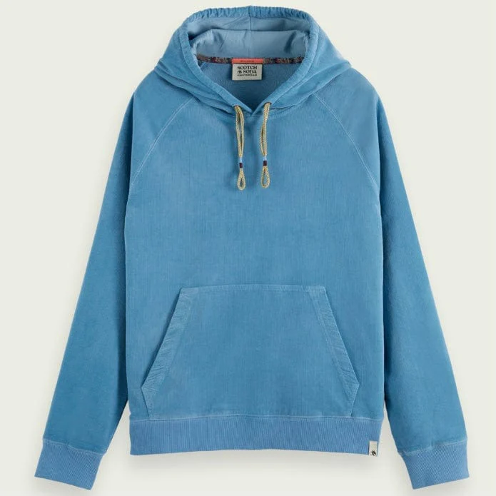 Scotch & Soda Corduroy Hoodie (Winter Sky) 169195 - Image 5