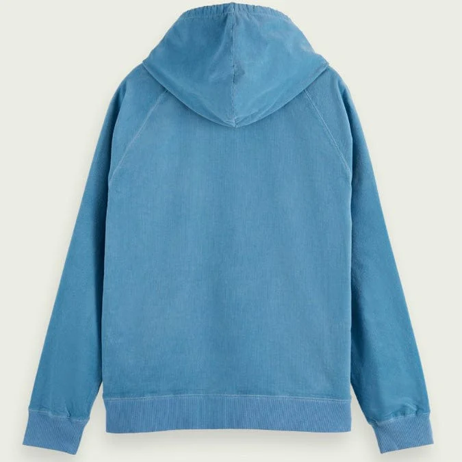 Scotch & Soda Corduroy Hoodie (Winter Sky) 169195 - Image 6