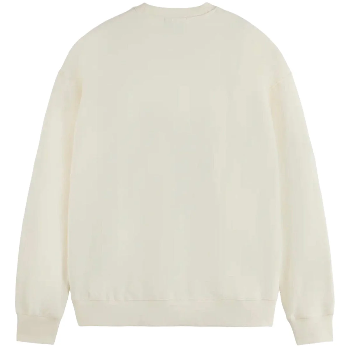 Scotch & Soda Essentials Logo Sweatshirt (Off White) 179195 - Image 2