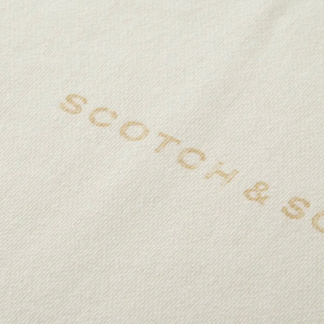 Scotch & Soda Essentials Logo Sweatshirt (Off White) 179195 - Image 3