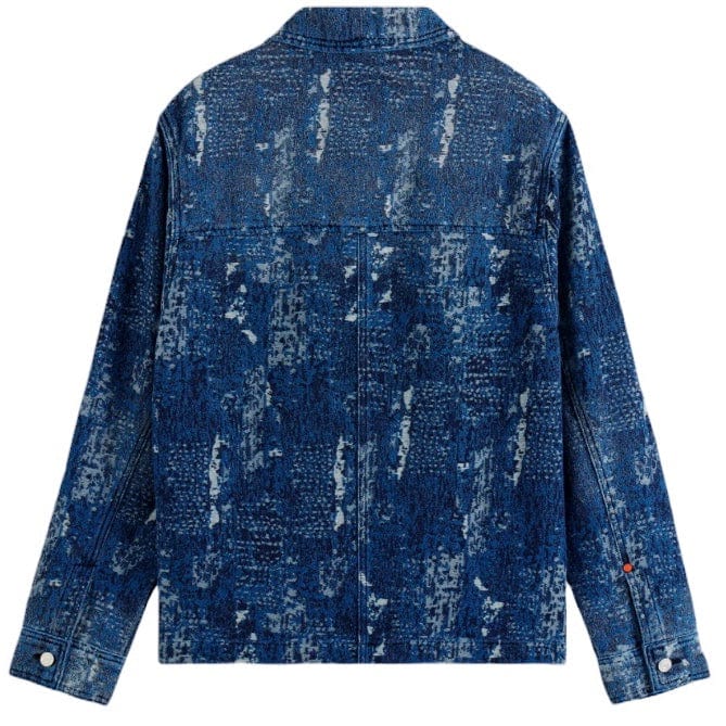 Scotch & Soda Jacquard Denim Workwear Jacket (Denim Jacquard) 178628 - Image 2