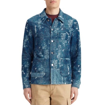 Scotch & Soda Jacquard Denim Workwear Jacket (Denim Jacquard) 178628 - Image 4
