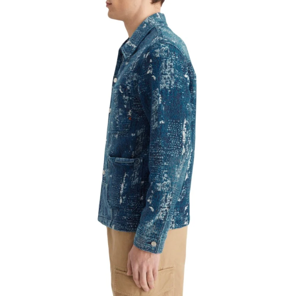 Scotch & Soda Jacquard Denim Workwear Jacket (Denim Jacquard) 178628 - Image 5