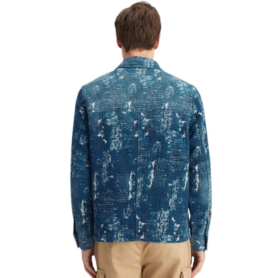 Scotch & Soda Jacquard Denim Workwear Jacket (Denim Jacquard) 178628 - Image 6
