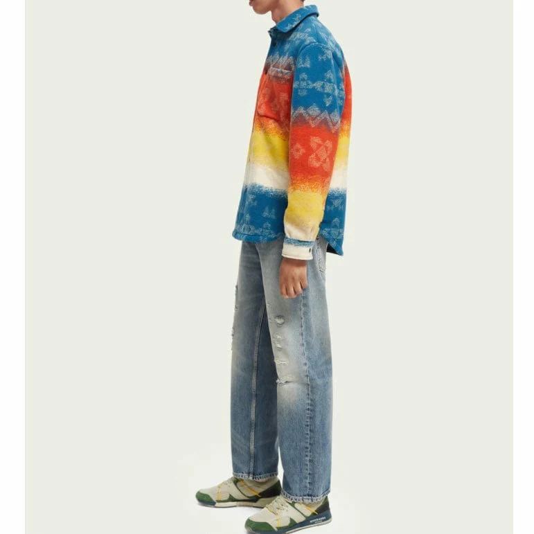 Scotch & Soda Jacquard Heavyweight Overshirt (Combo A) M - Image 4