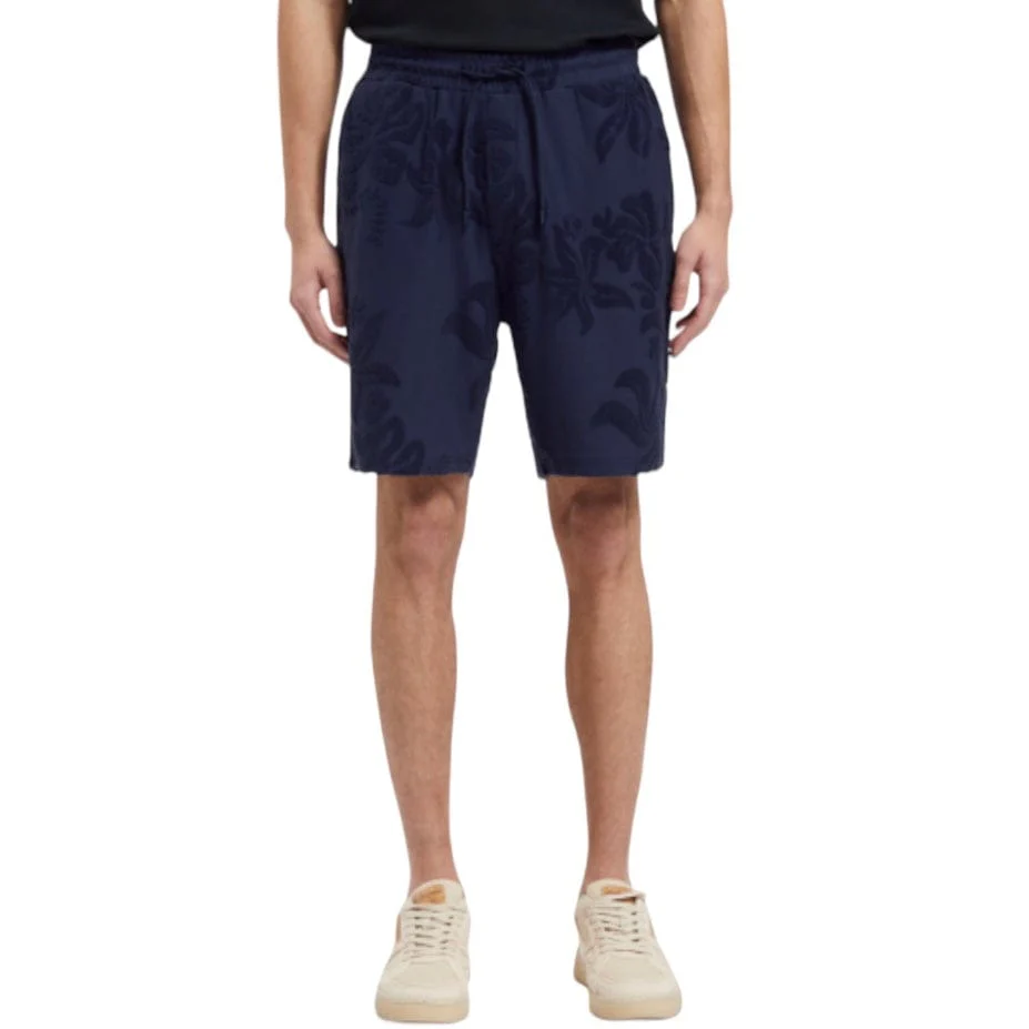 Scotch & Soda Jacquard Towelling Shorts (Navy Blue) 177321 - Image 4