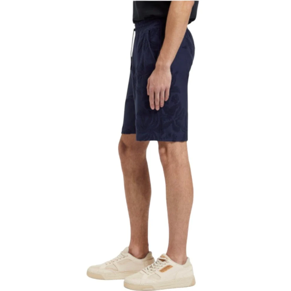 Scotch & Soda Jacquard Towelling Shorts (Navy Blue) 177321 - Image 5