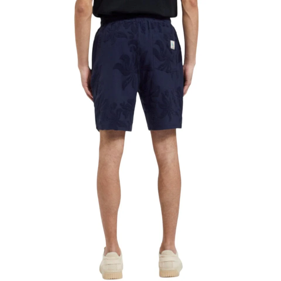 Scotch & Soda Jacquard Towelling Shorts (Navy Blue) 177321 - Image 6