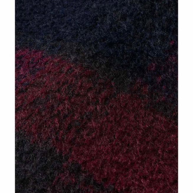Scotch & Soda Jacquard Trucker Teddy Collar Jacket (Bordeaux Night) 174392 - Image 4