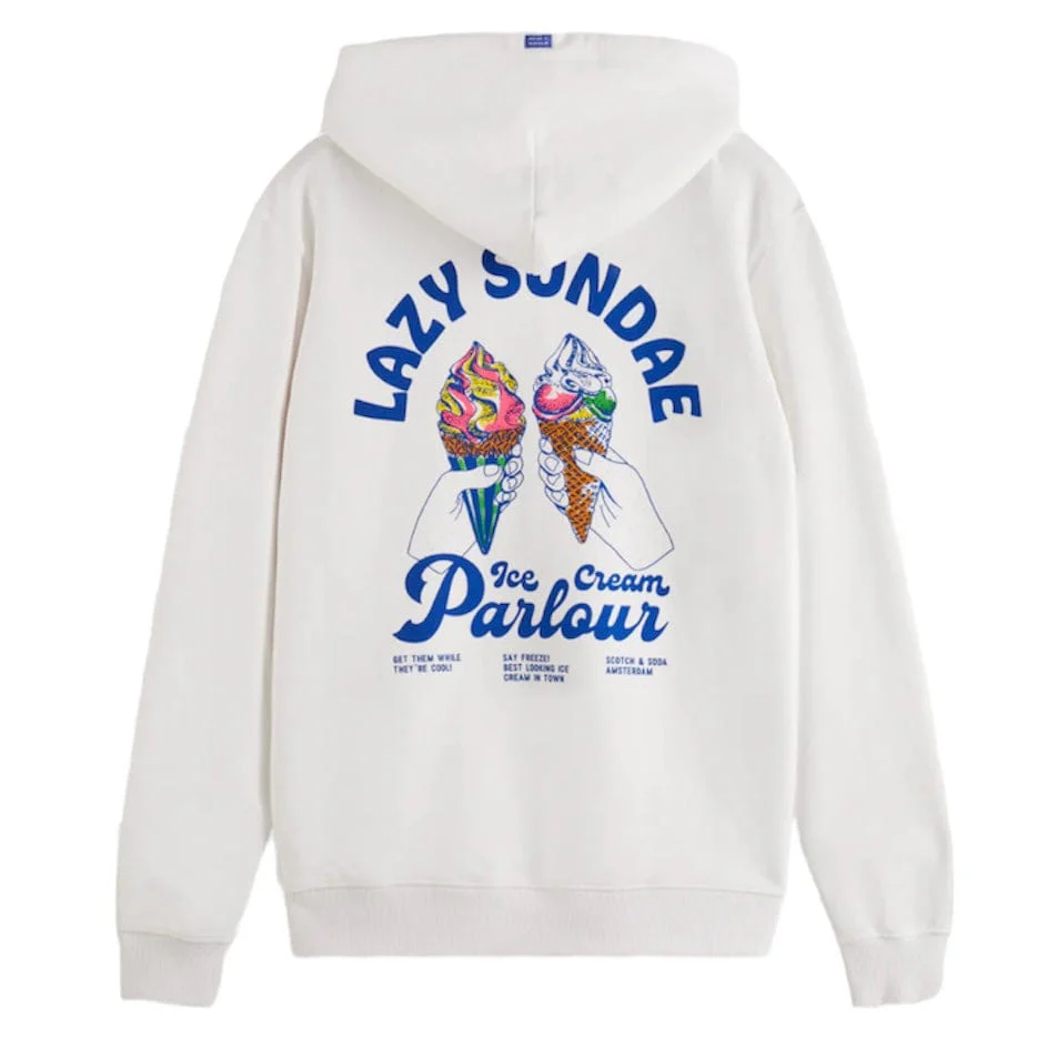 Scotch & Soda Lazy Sundae Hoodie (White/Pastel) 177505