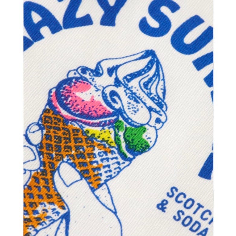 Scotch & Soda Lazy Sundae Tee (White Traditional) 175634 - Image 3