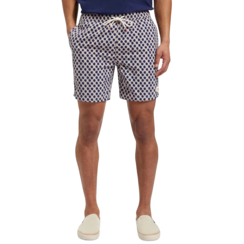 Scotch & Soda Mid Length All Over Print Swim Short (Polka Navy Blue) 175370 - Image 4