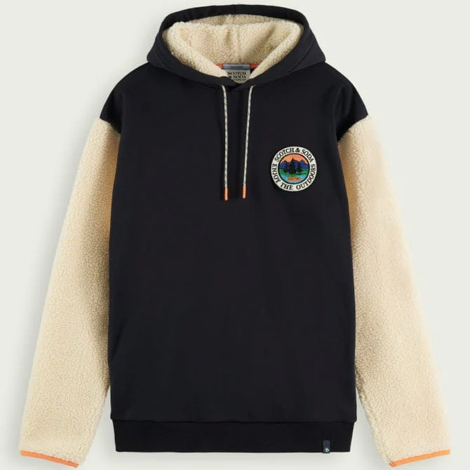 Scotch & Soda Organic Teddy Felpa Artwork Hoodie (Combo A) 169196 - Image 5