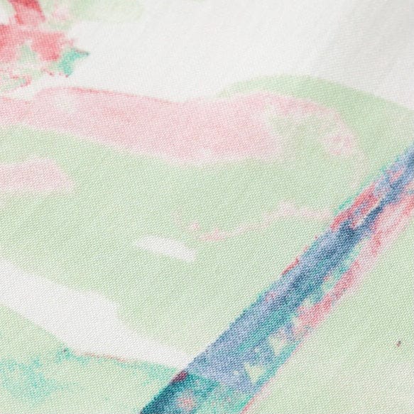 Scotch & Soda Printed Viscose Short Sleeve Shirt (Palmtree Hawaii Aop) 177054 - Image 3