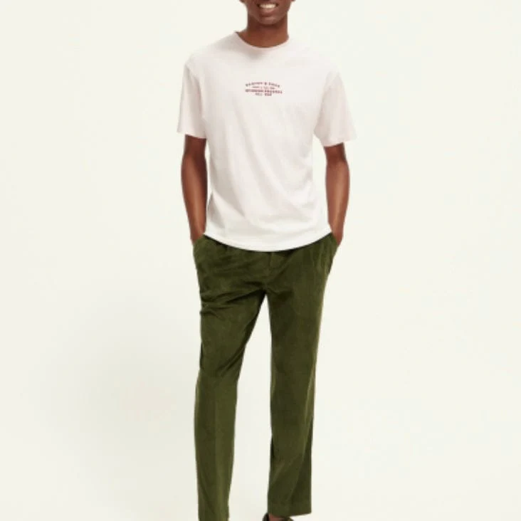 Scotch & Soda Record Store Artwork Tee (Pink Blossom) 173027 - Image 4