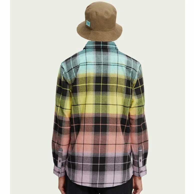 Scotch & Soda Regular Fit Colourful Checked Flannel Shirt (Combo A) 169050 - Image 3