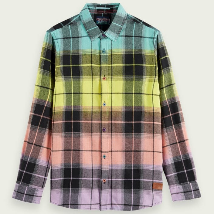 Scotch & Soda Regular Fit Colourful Checked Flannel Shirt (Combo A) 169050 - Image 5