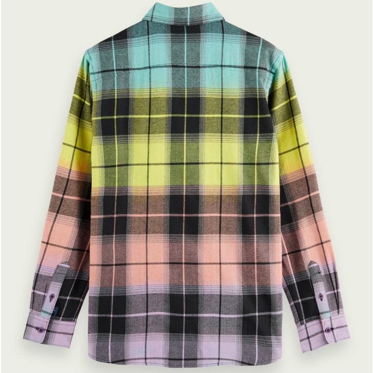 Scotch & Soda Regular Fit Colourful Checked Flannel Shirt (Combo A) 169050 - Image 6