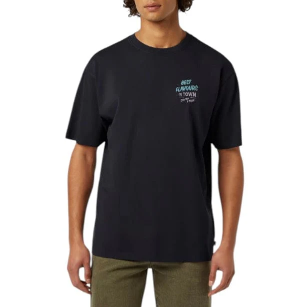 Scotch & Soda Relaxed-Fit Printed Artwork T-Shirt (Washed Black) 180050 - Image 3