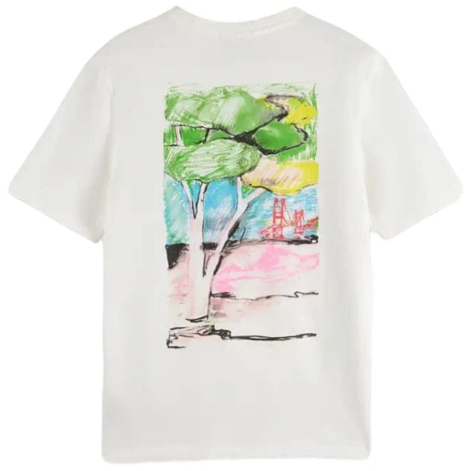 Scotch & Soda San Francisco T-Shirt (Swan) 178501 - Image 2
