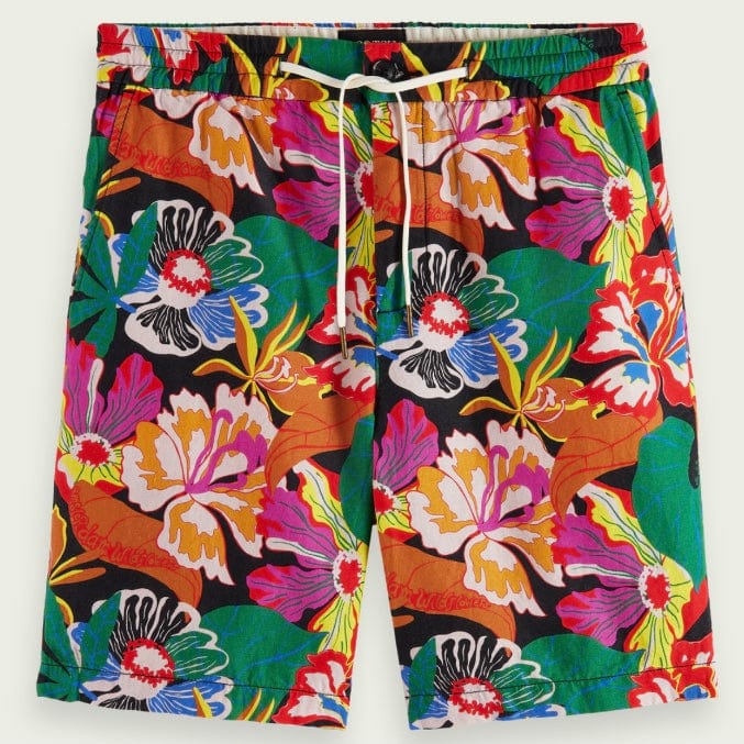 Scotch & Soda The Fave Bermunda Short (Black Floral Aop) 171556 - Image 6