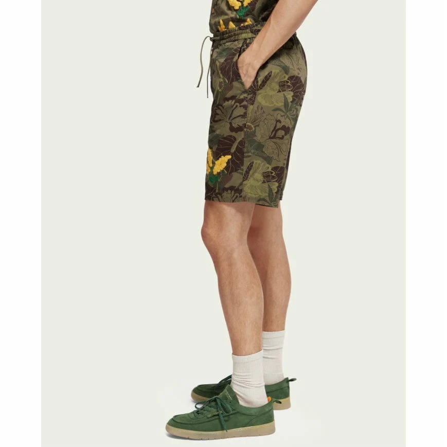 Scotch & Soda The Fave Printed Bermuda Short (Camo Flora Aop) 173459 - Image 2