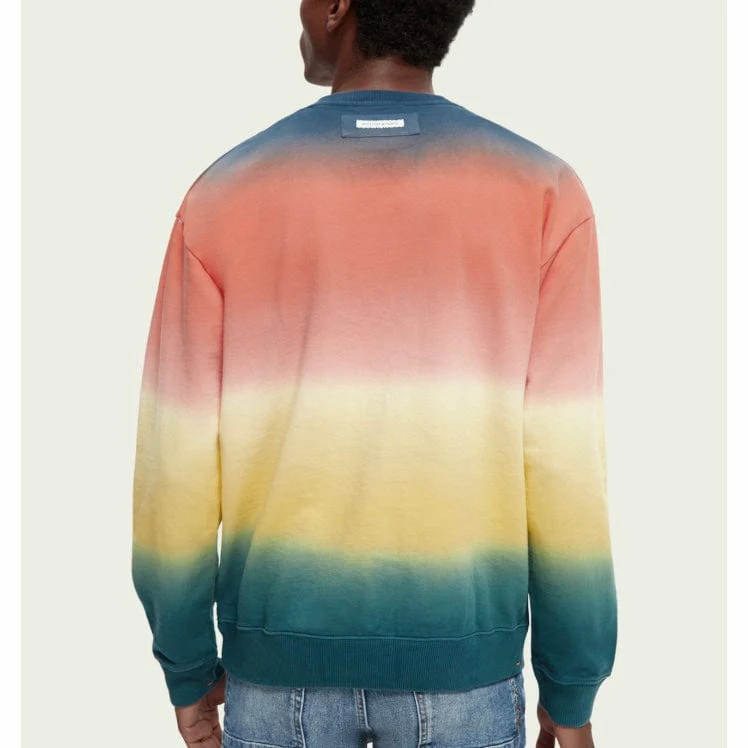 Scotch & Soda Tie-dye Felpa Crewneck Sweatshirt (Combo C) 169189 - Image 3