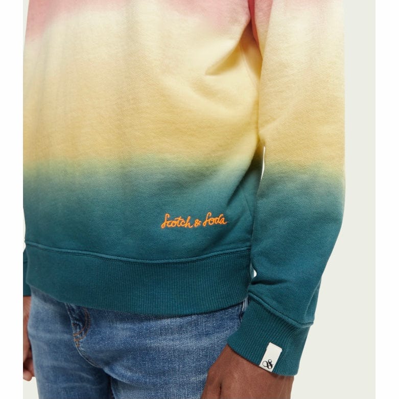 Scotch & Soda Tie-dye Felpa Crewneck Sweatshirt (Combo C) 169189 - Image 4