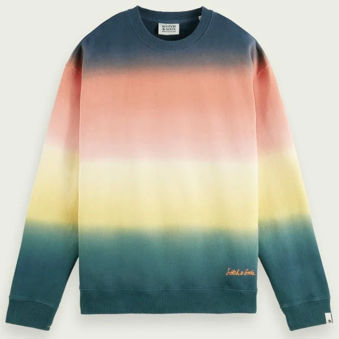 Scotch & Soda Tie-dye Felpa Crewneck Sweatshirt (Combo C) 169189 - Image 6