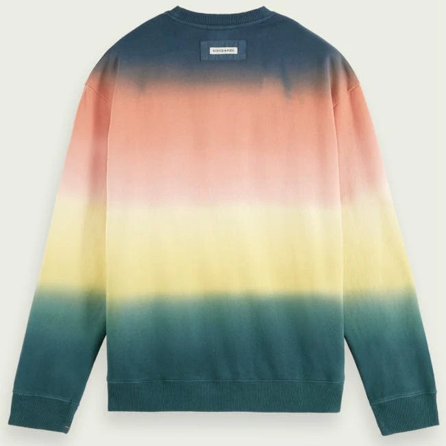 Scotch & Soda Tie-dye Felpa Crewneck Sweatshirt (Combo C) 169189 - Image 7