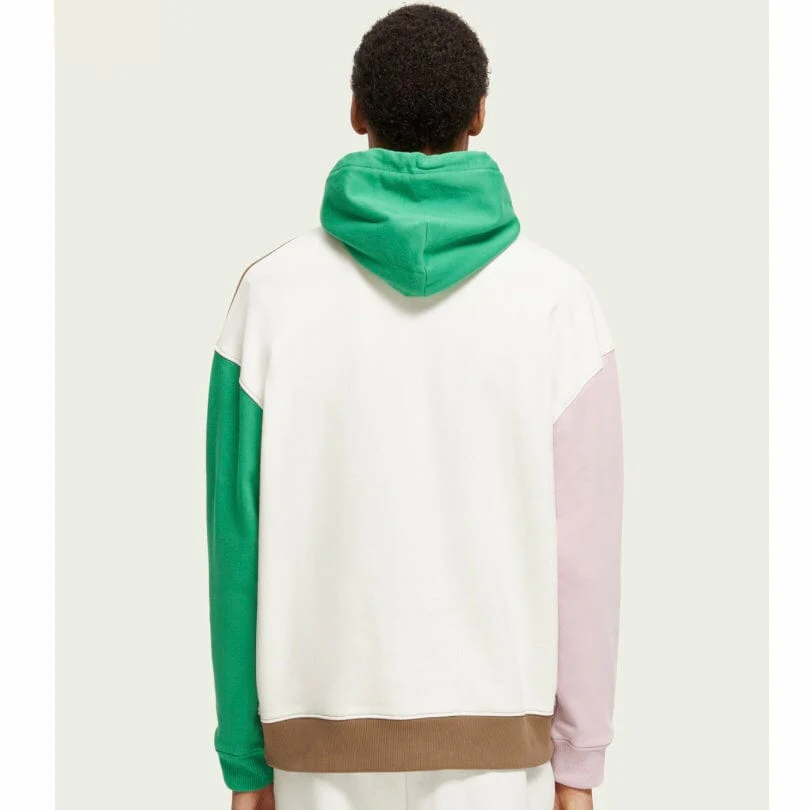 Scotch & Soda Unisex Colour-Block Hoodie (Combo A) 174322 - Image 4