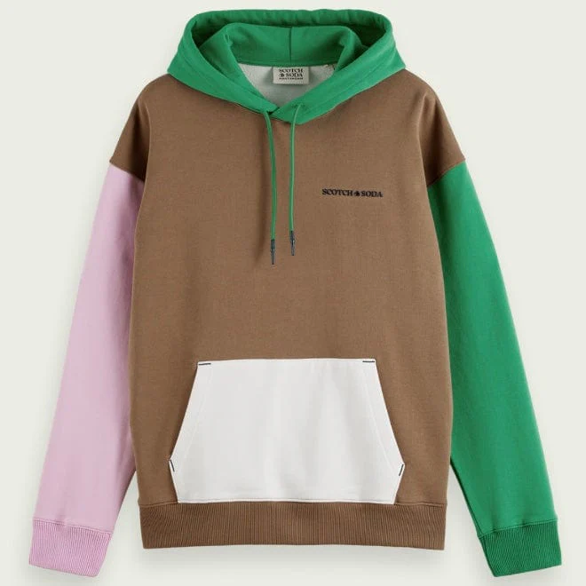 Scotch & Soda Unisex Colour-Block Hoodie (Combo A) 174322 - Image 5
