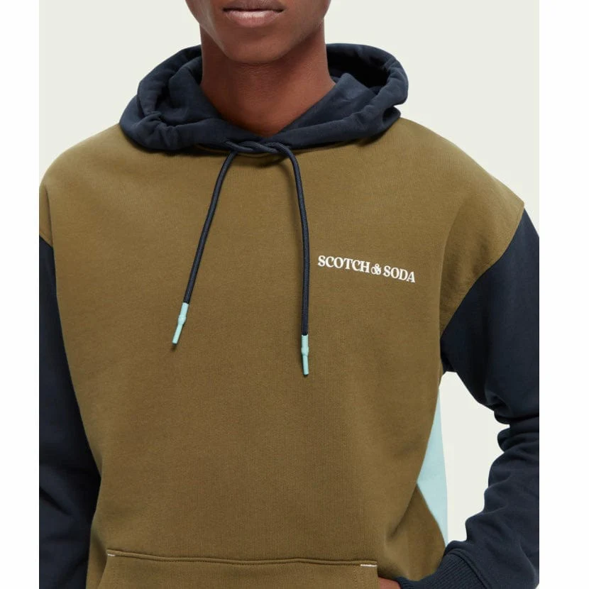 Scotch & Soda Unisex Organic Cotton Felpa Hoodie (Combo A) 172075 - Image 2