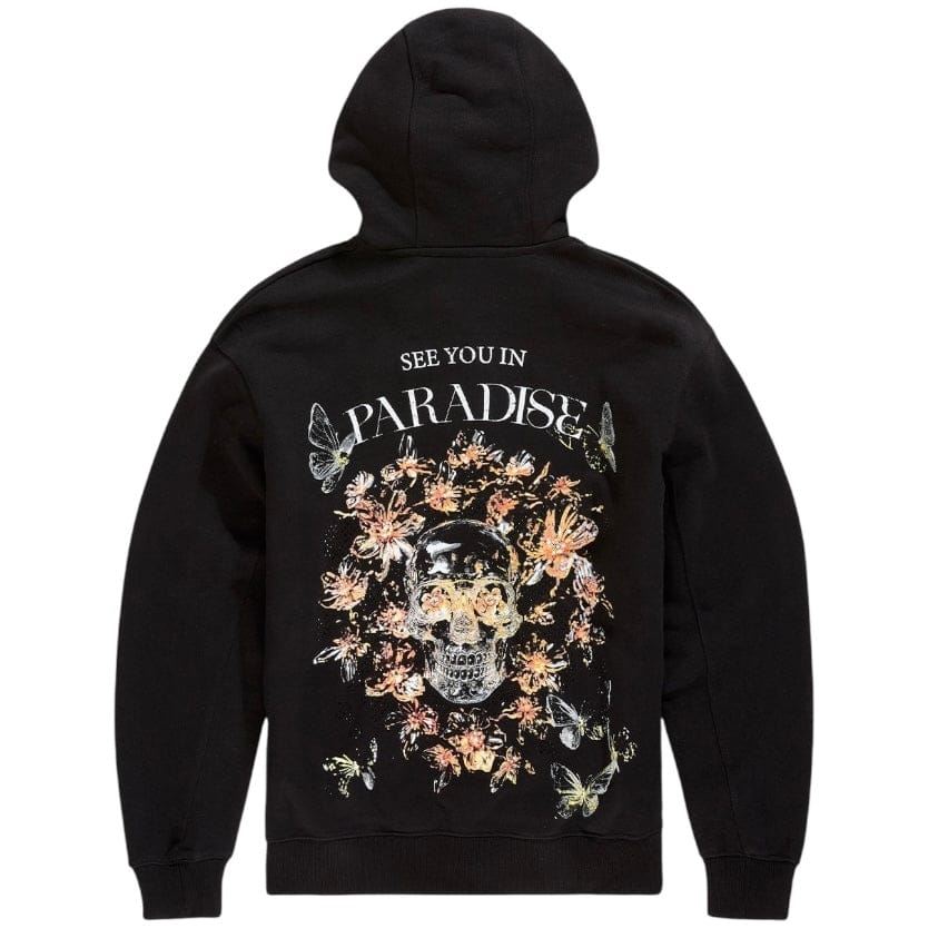 See You In Paradise Butterfly Effect Zip Up Hoodie (Black) 8267H - Image 4