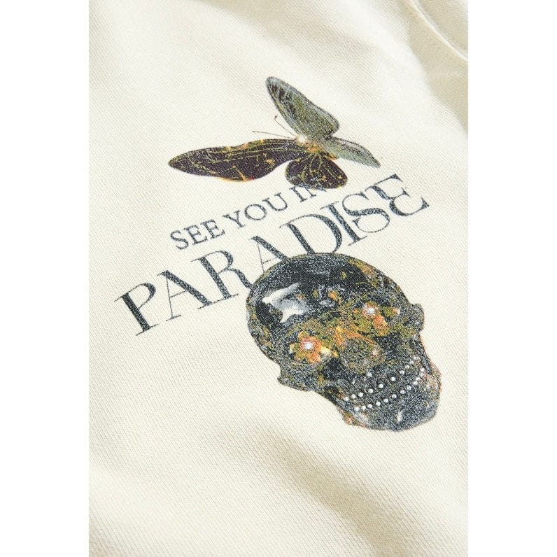 See You In Paradise Butterfly Effect Zip Up Hoodie (Cream) 8267H - Image 6