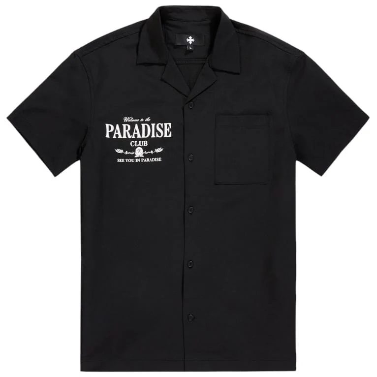 See You In Paradise Club Shirt and Short Set (Black) - Image 5